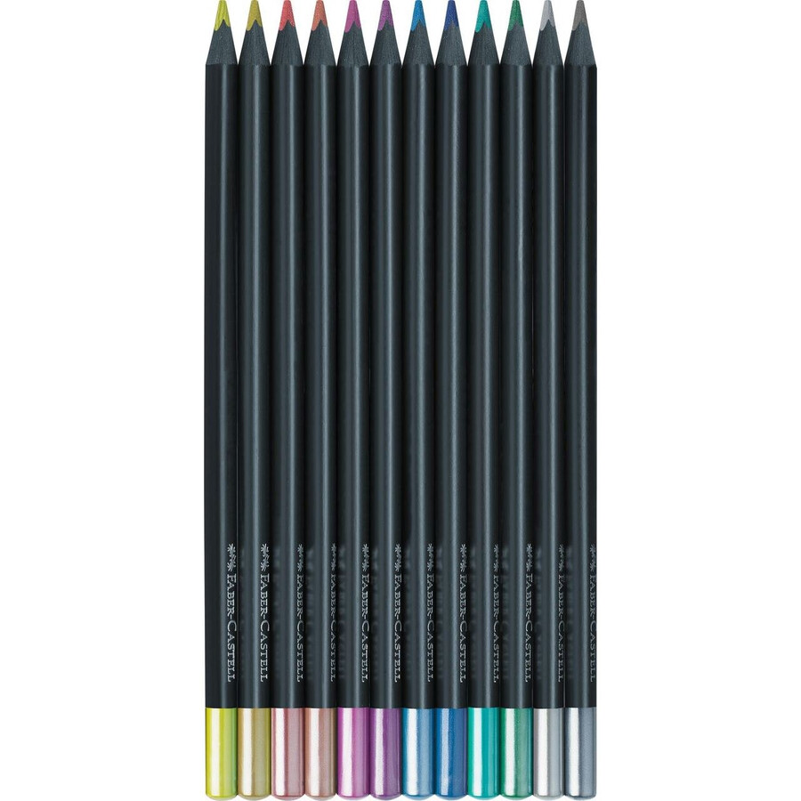 black edition farveblyanter metalliske