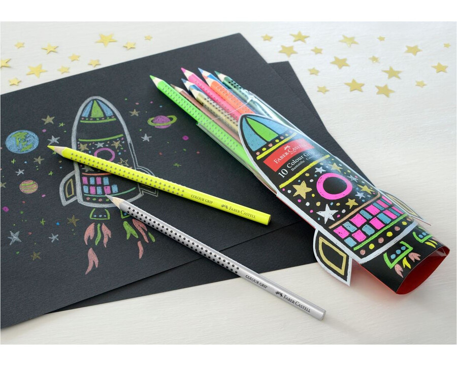 colour grip farveblyant farvelægningssæt rocket
