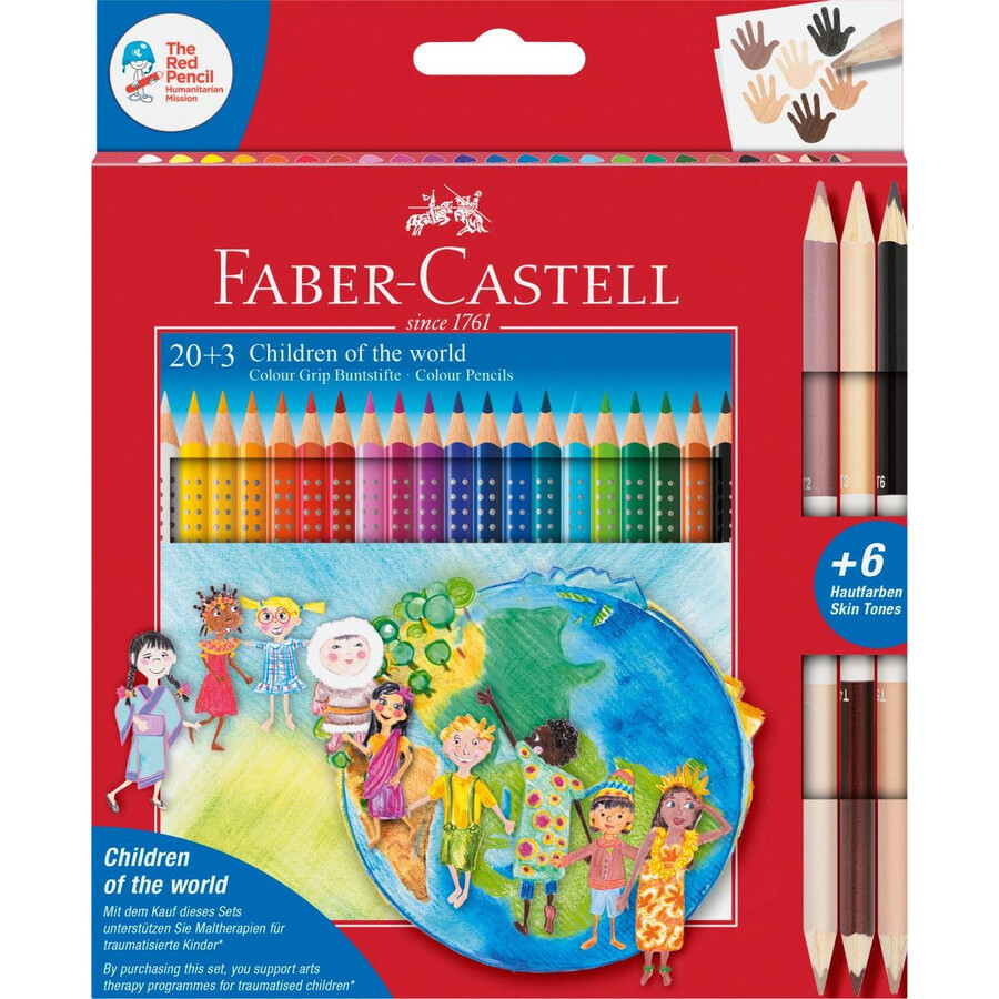 colour grip children of the world blyant trekantet