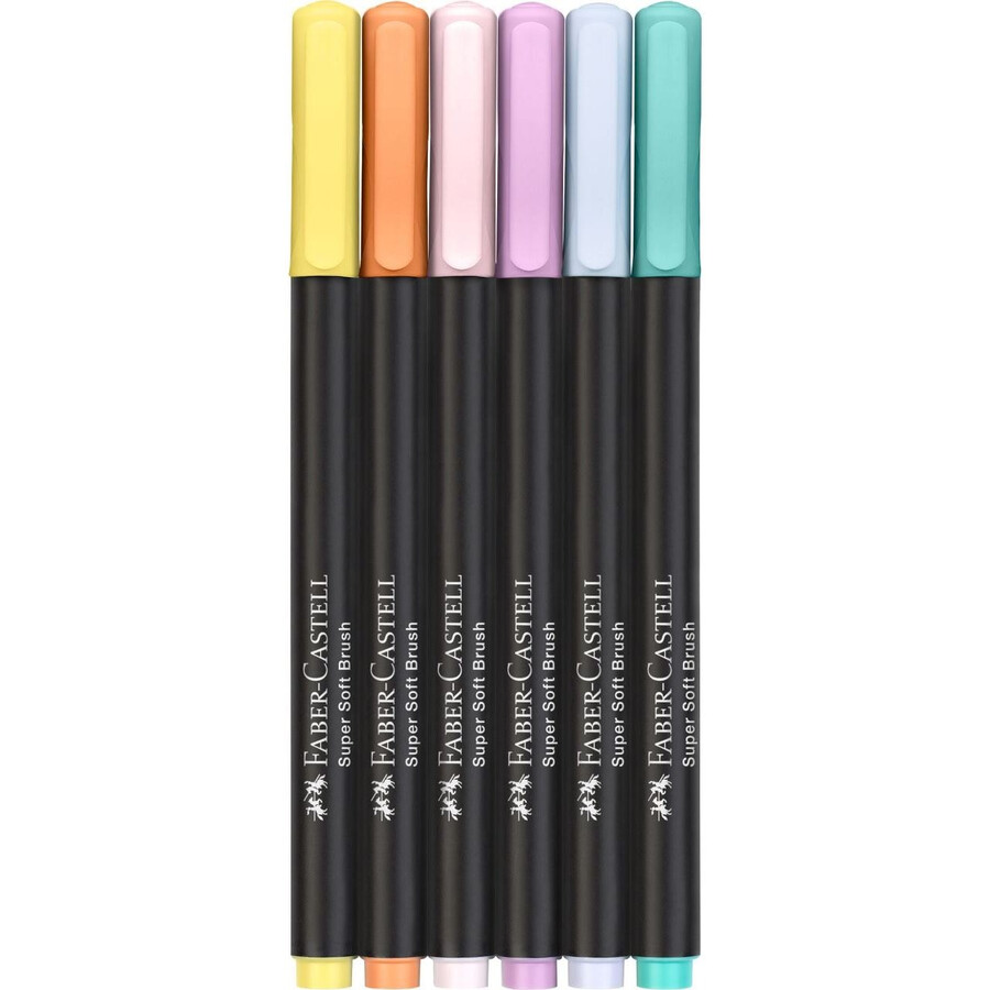 sort udgave penselpen pastel