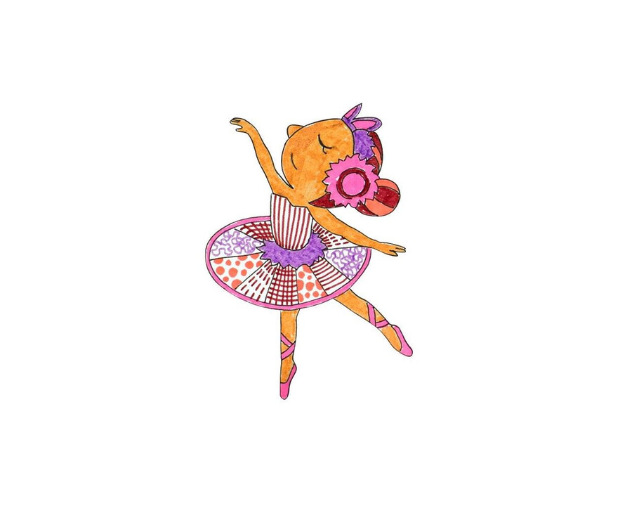 connector fiber-tip pen sæt ballerina