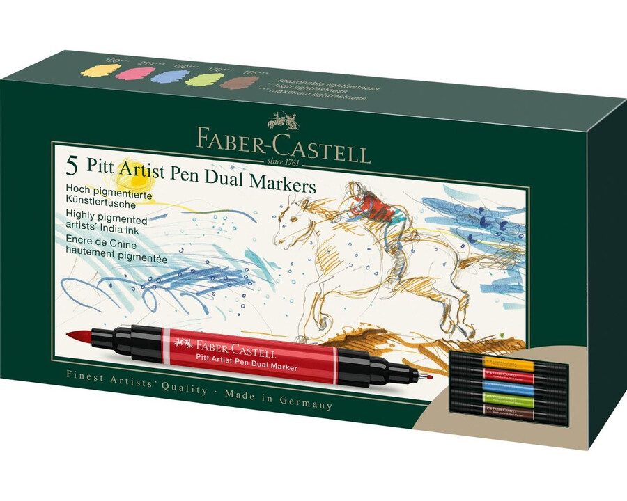 pitt artist pen dual marker india tusch