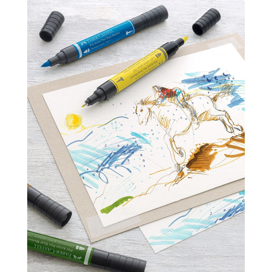 pitt artist pen dual marker india tusch