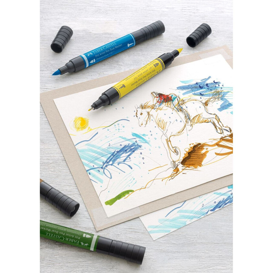 pitt artist pen dual marker india tusch