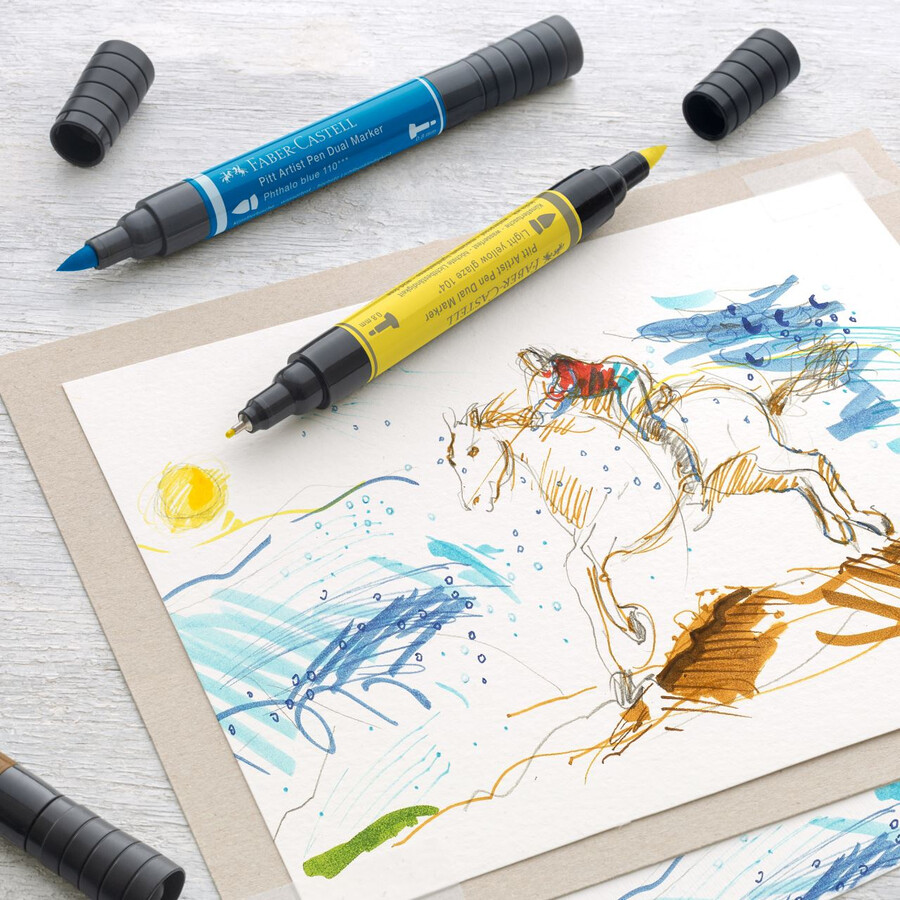 pitt artist pen dual marker india tusch