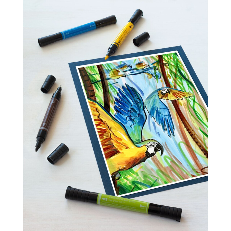 pitt artist pen dual marker india tusch