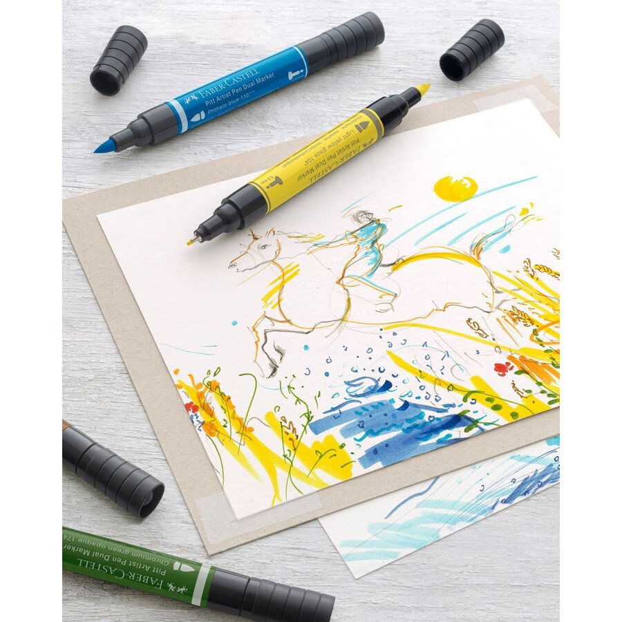 pitt artist pen dual marker india tusch