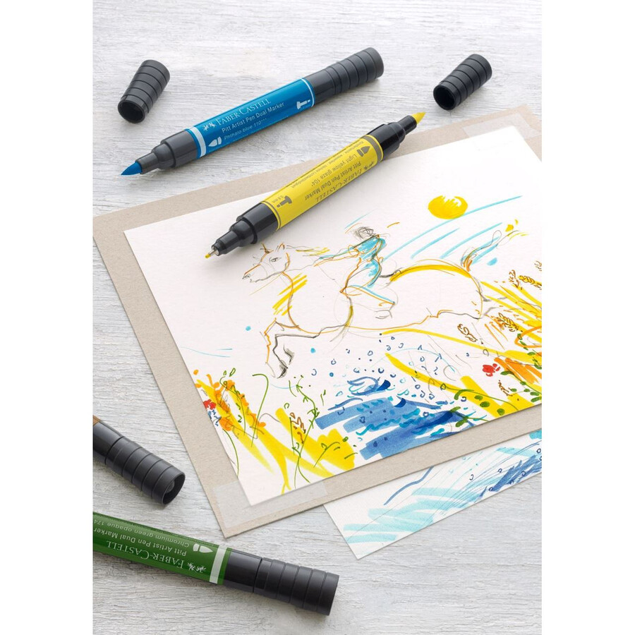 pitt artist pen dual marker india tusch