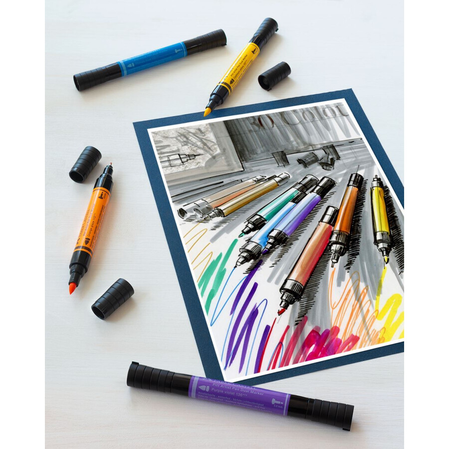 pitt artist pen dual marker india tusch