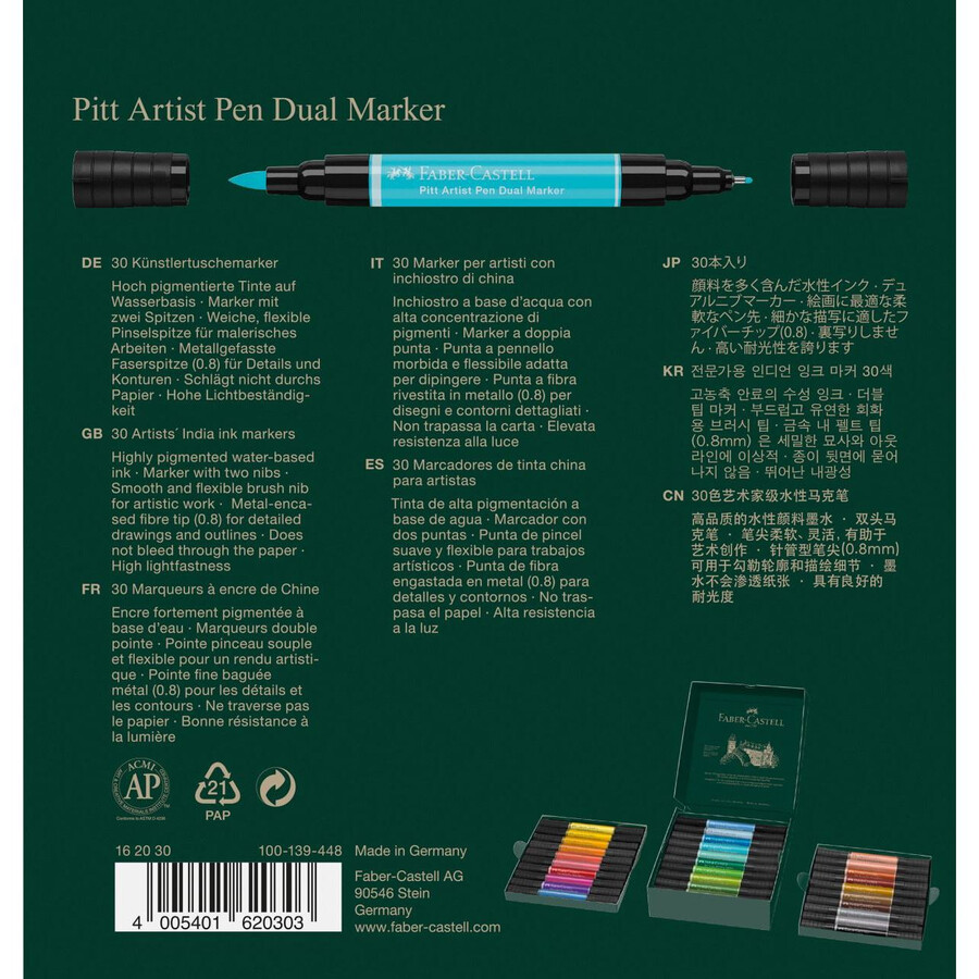 pitt artist pen dual marker india tusch