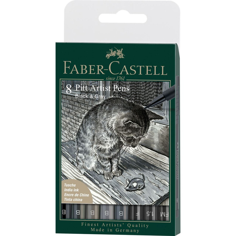 pitt artist pen brush india ink pen