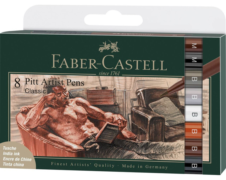 pitt artist pen brush india ink pen
