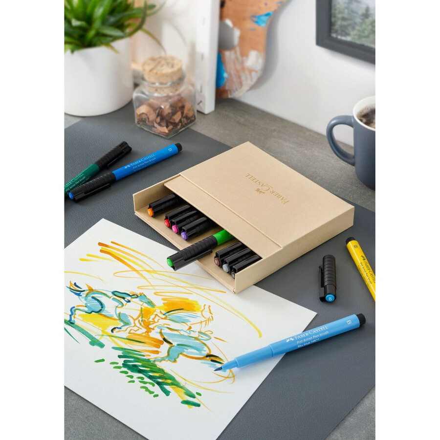 pitt artist pen brush india ink pen