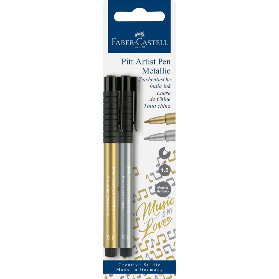 pitt artist pen metallic 1.5 tuschpen