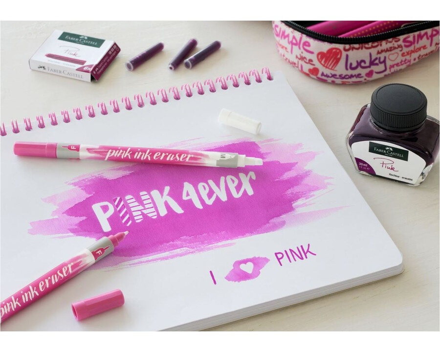 pink blækviskelæder