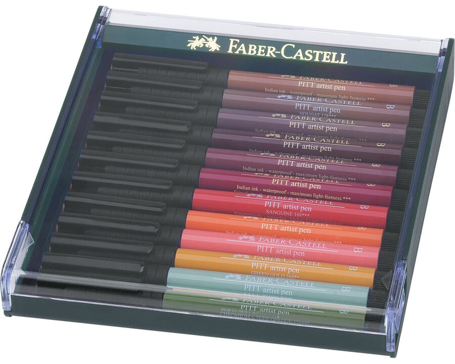 pitt artist pen brush india ink pen