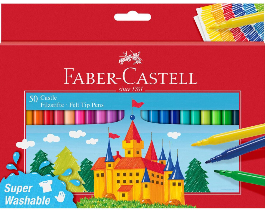 fiberpen castle papkasse 50 stk.