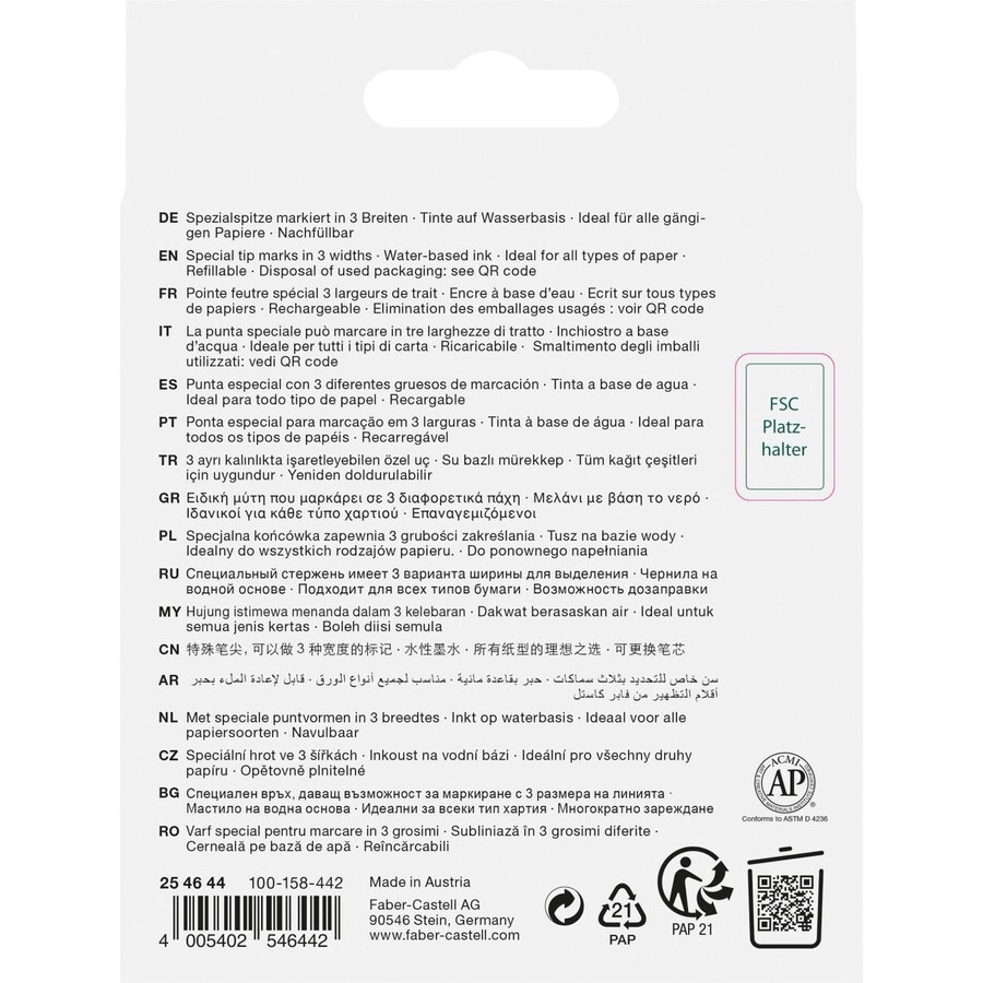 textliner 46 superfluorescerende overstregningstusch