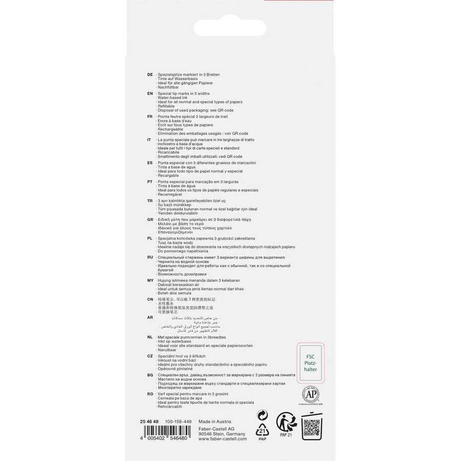 textliner 46 superfluorescerende overstregningstusch