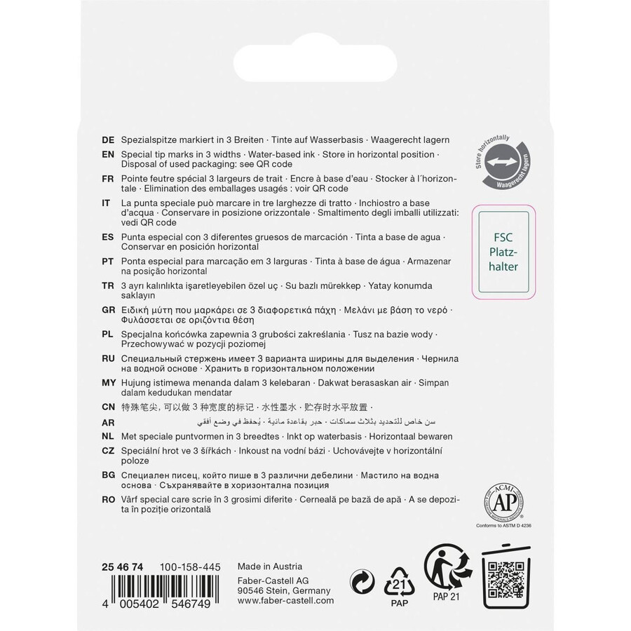 textliner 46 metallisk overstregningstusch