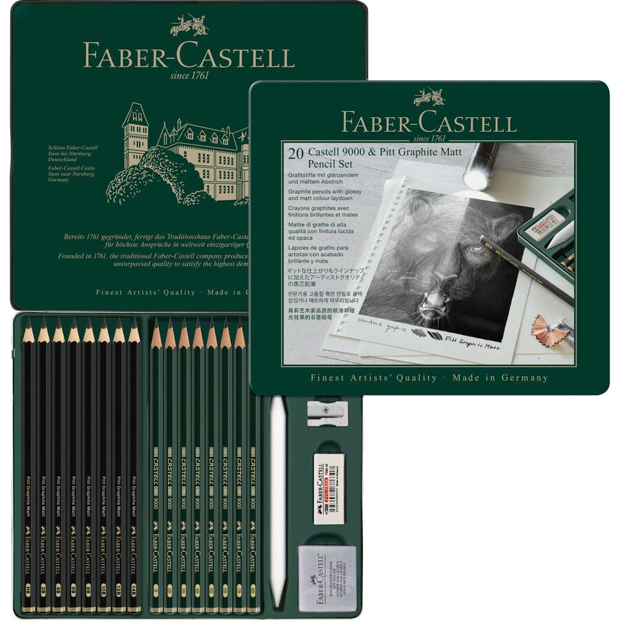 pitt grafit matt castell 9000